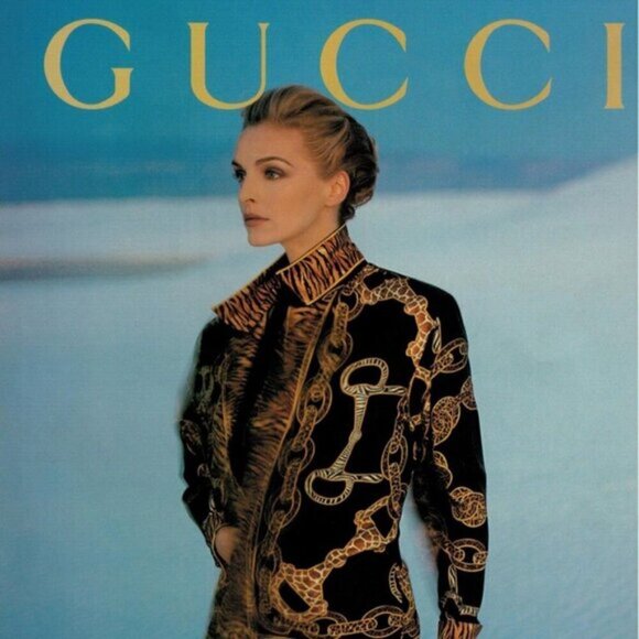 Gucci Equestrian Horse Bit Print Silk Blouse - Picture 3 of 16